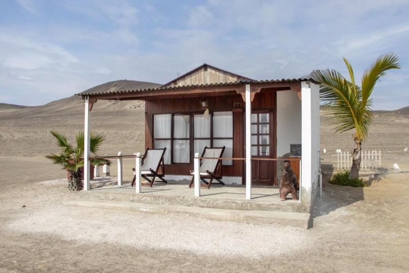 Bungalow Pocitas II frente al mar en Hotel Las Aldas, Áncash
