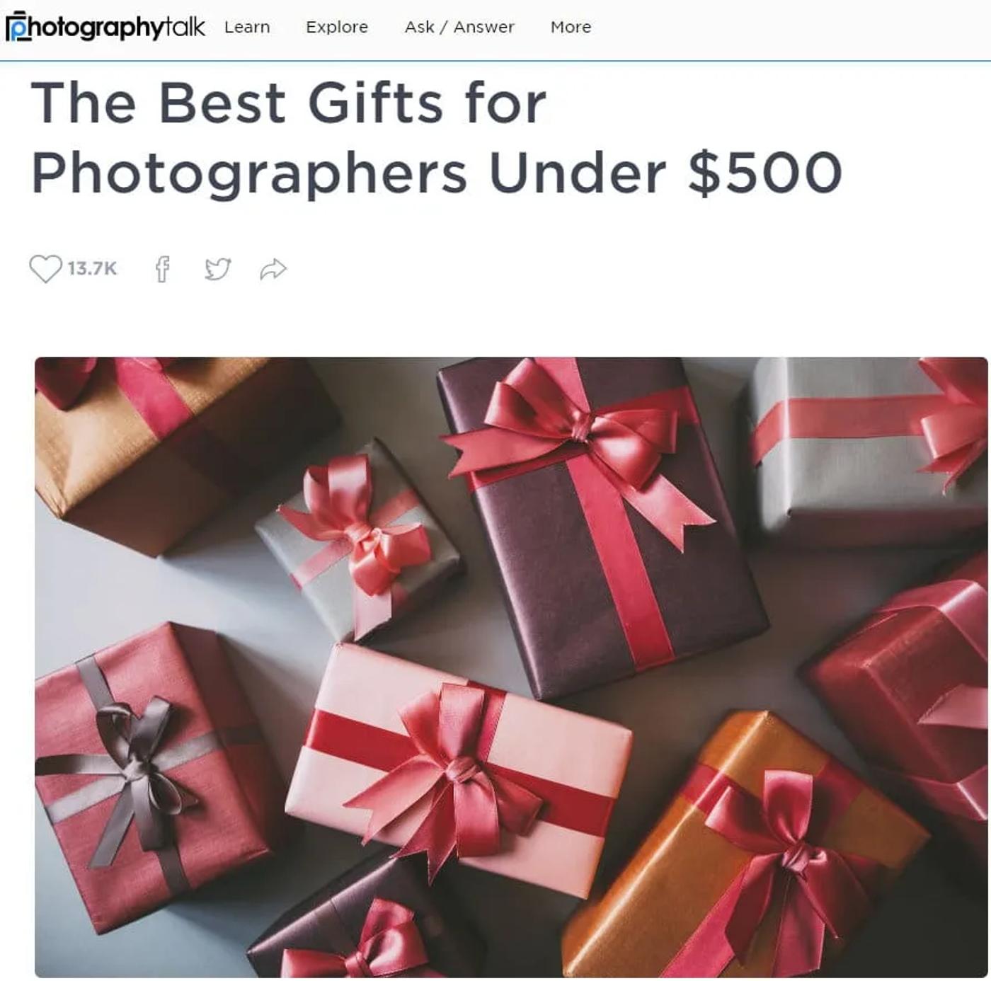Sound Shark makes the gift list…