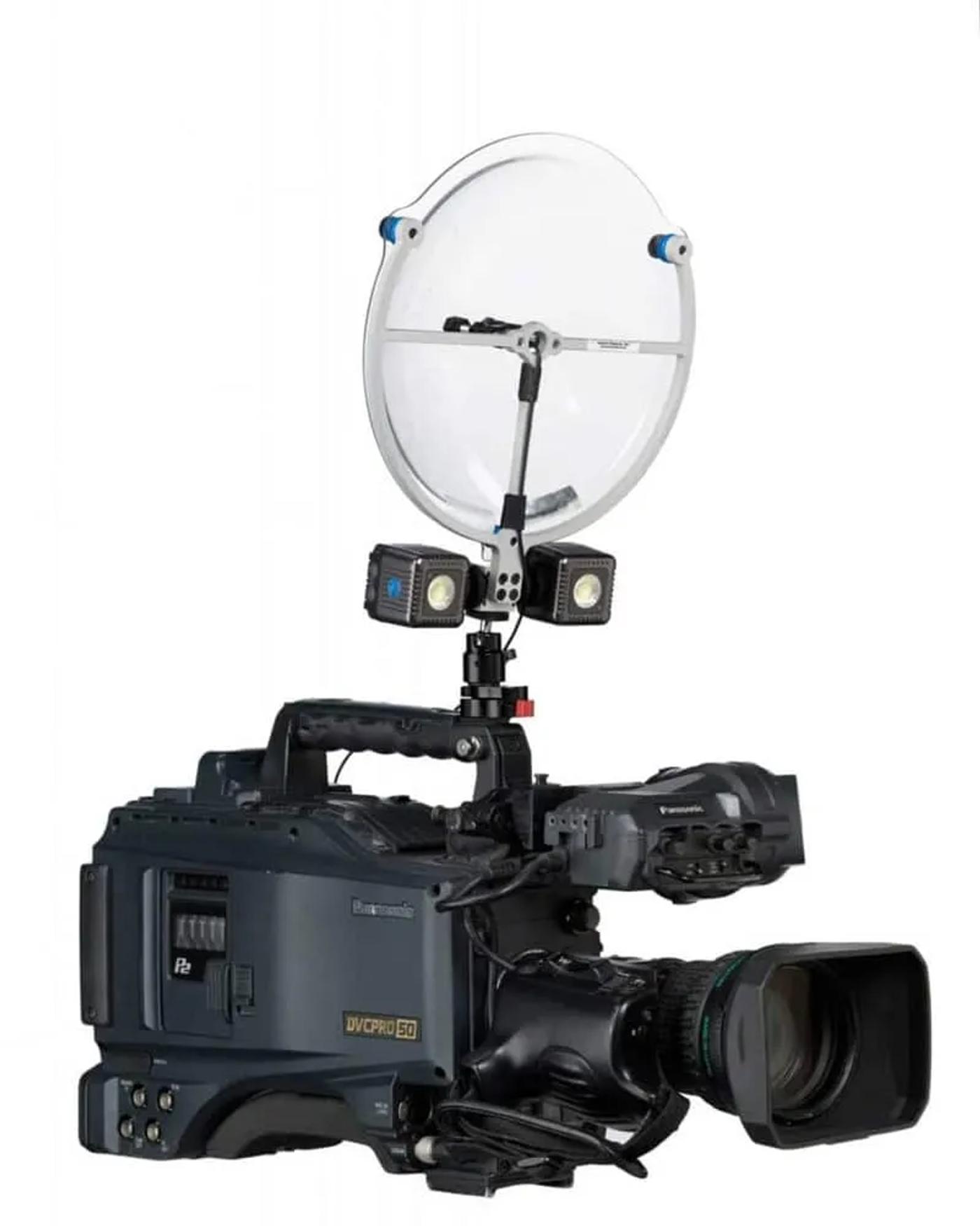 NOW YOU CAN MOUNT LED LIGHTS TO OUR 9-INCH PARABOLIC MIC