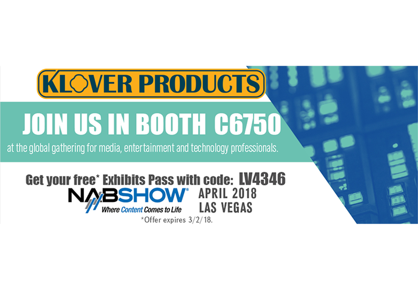 KLOVER MiK will be at NAB-NY 2022