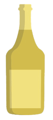 Illustrasjon av flakse til vin jaune.