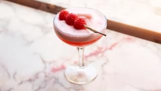 Clover Club, servert i coupe-glass