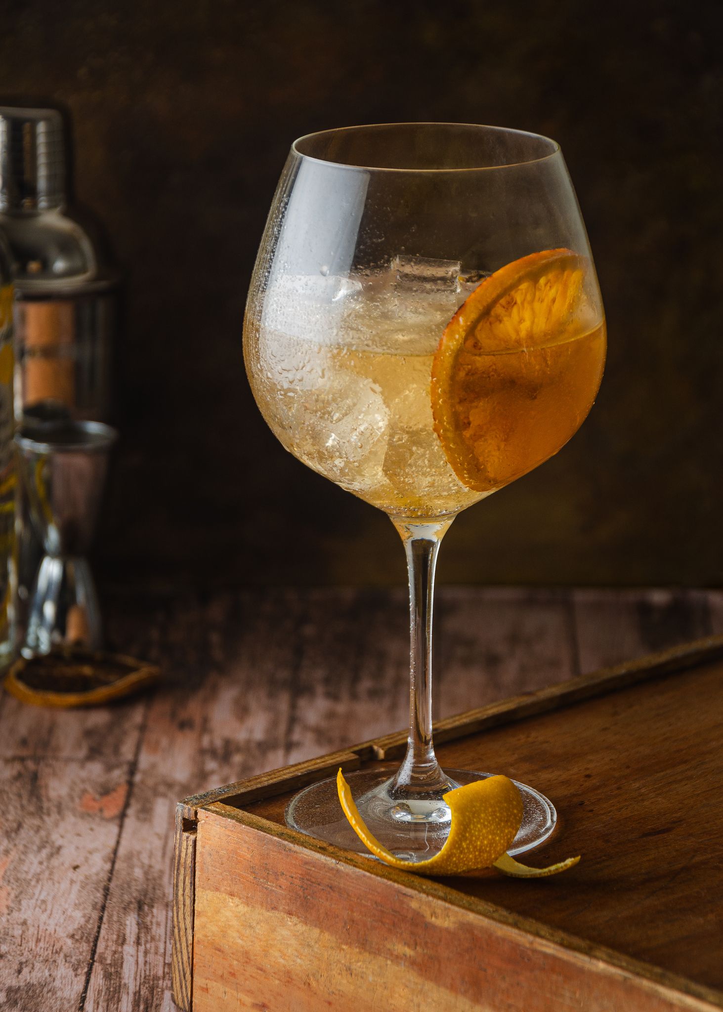 Ferdigblandet cocktail.