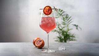 Fauskes påskespritz, servert i vinglass