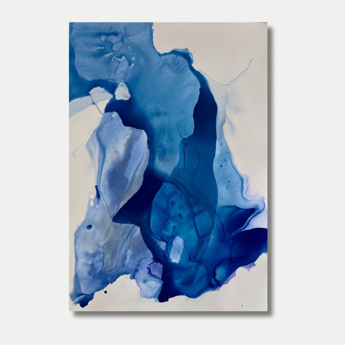 Blue — Abstract Ink Painting