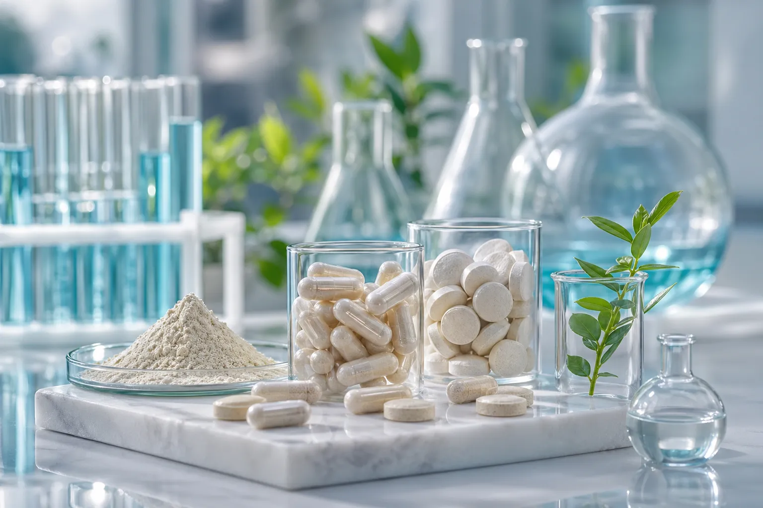 Health supplement capsules, tablets, and powder applications for Postbionix