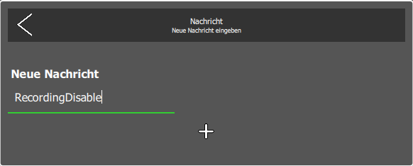 New Message RecordingDisable