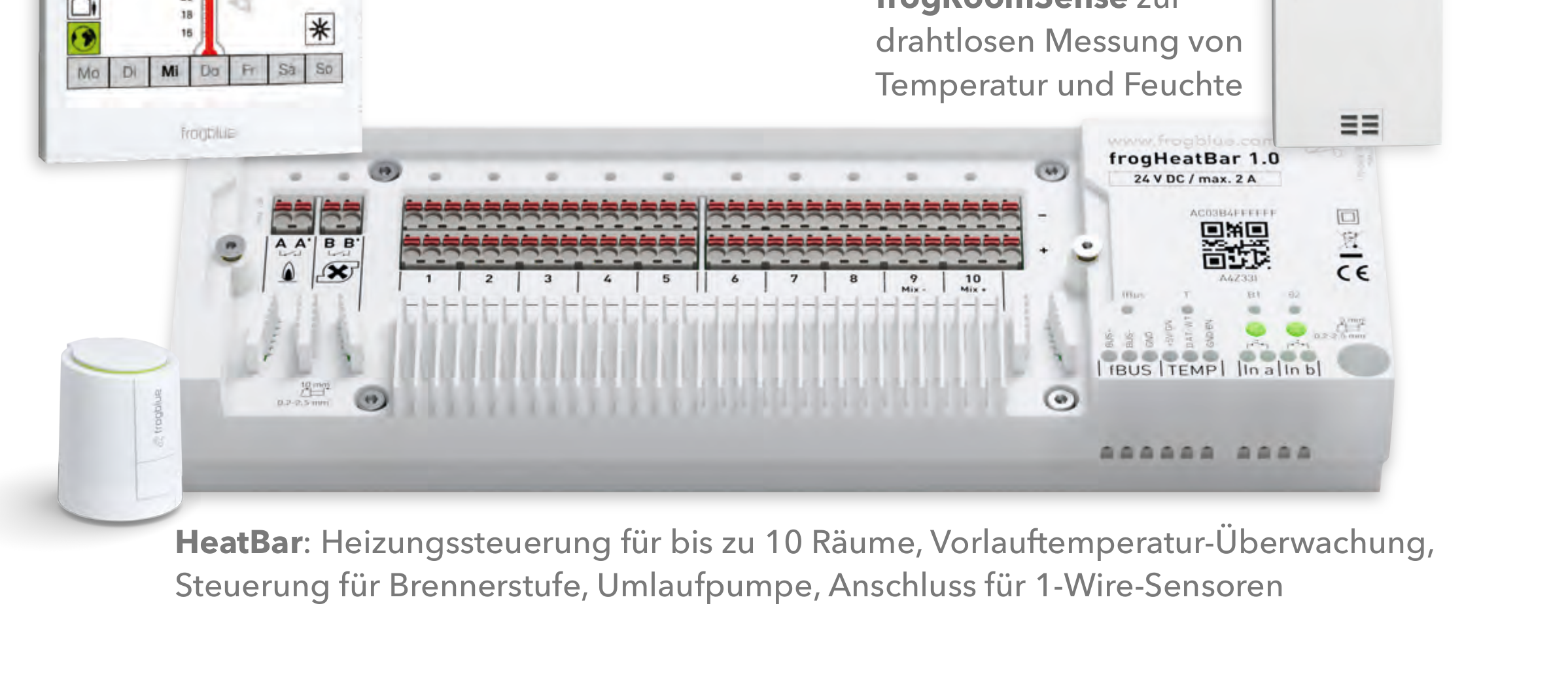 HeatBar: frogblue Heizungssteuerung für bis zu 10 Räume