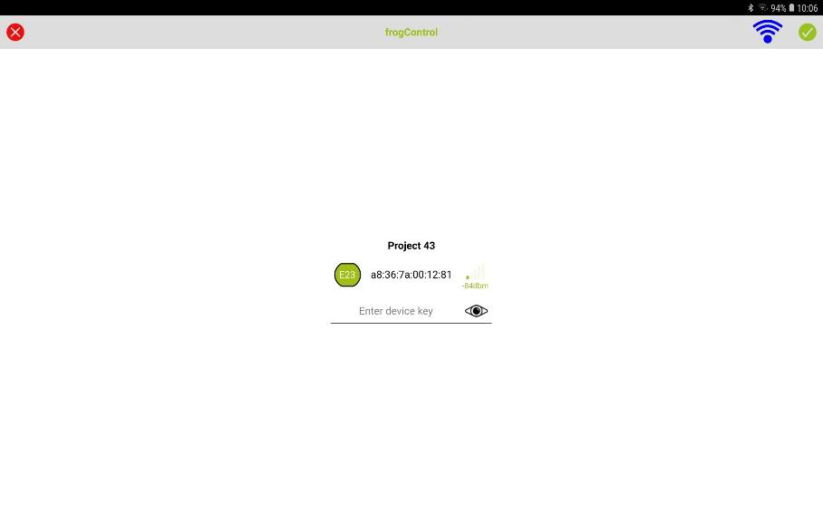 The project backup is downloaded