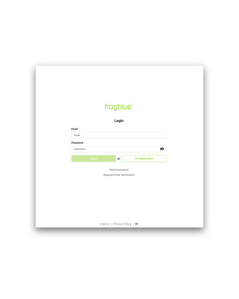 لوحة تحكم خدمات frogCloud