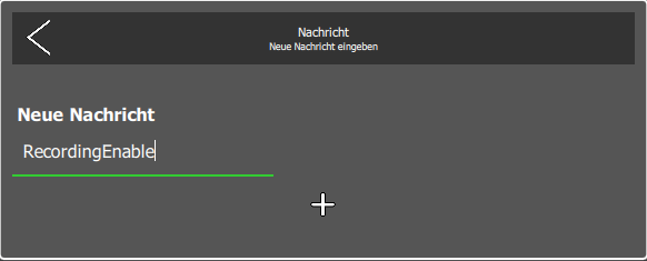 New Message RecordingEnable