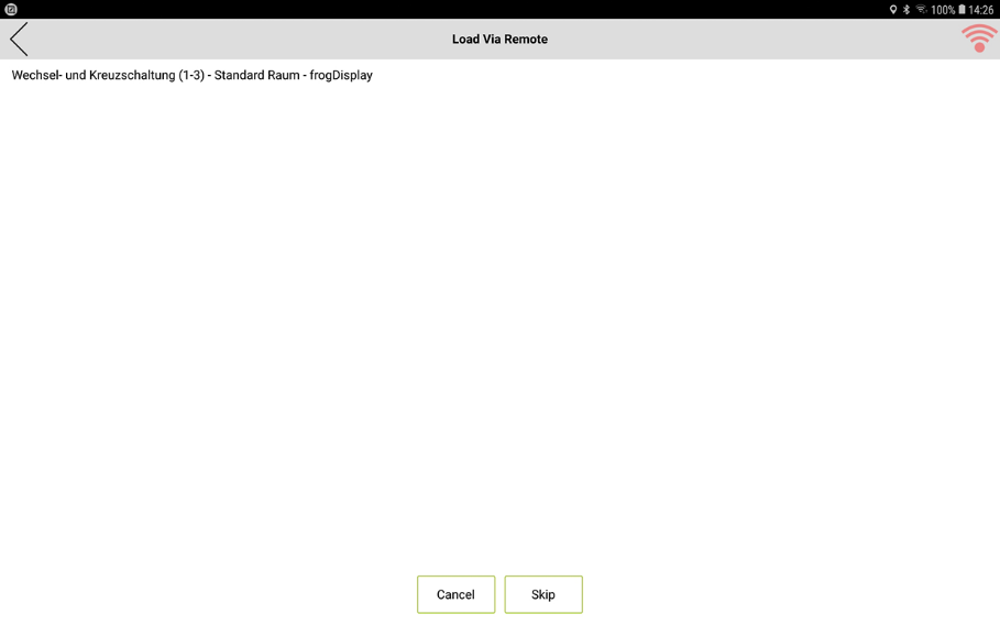 Project that can be loaded via remote