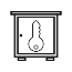 Furniture lock icon