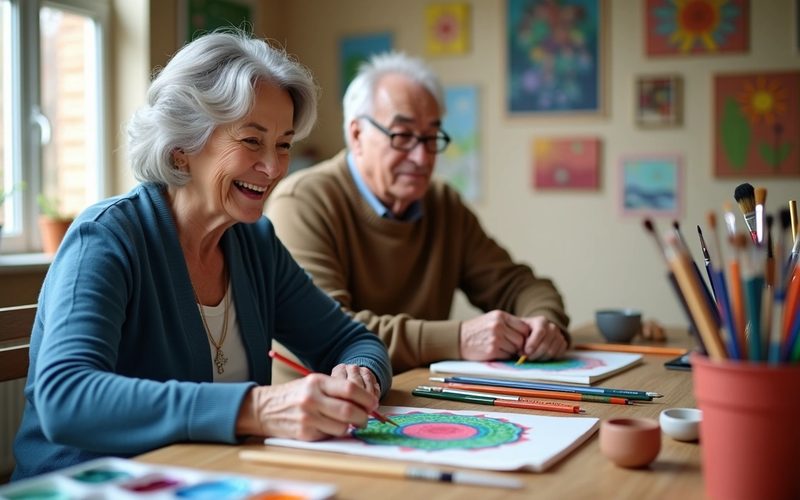 Art Therapy for Seniors: Simple Projects That Boost Memory & Joy