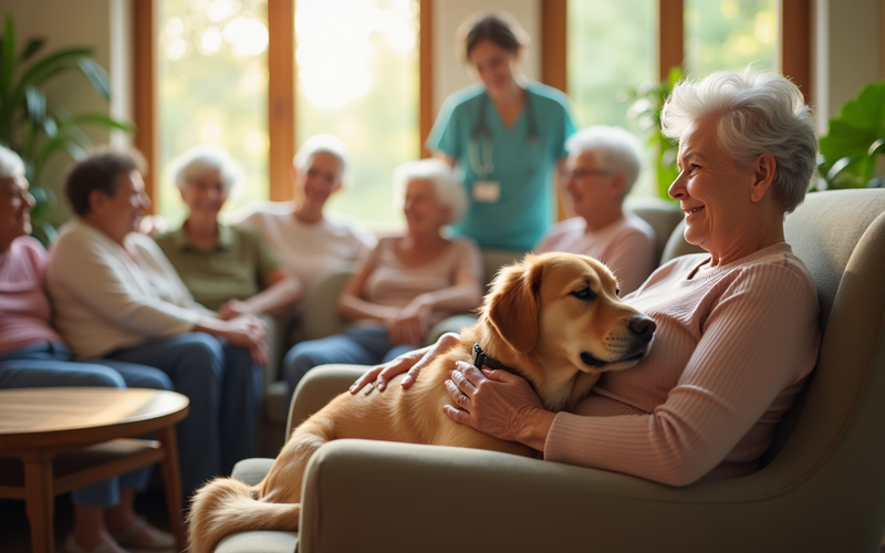 How Pet Therapy for Seniors Enhances Life in Assisted Living Facilities