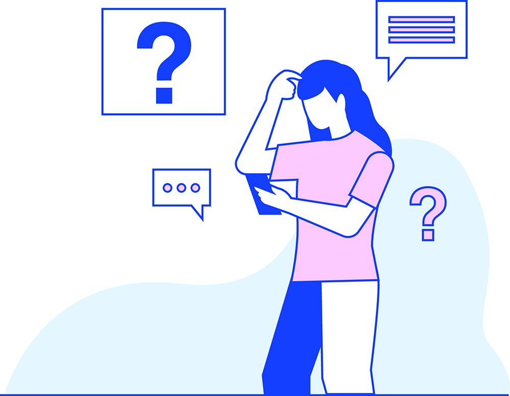 web design faq illustration