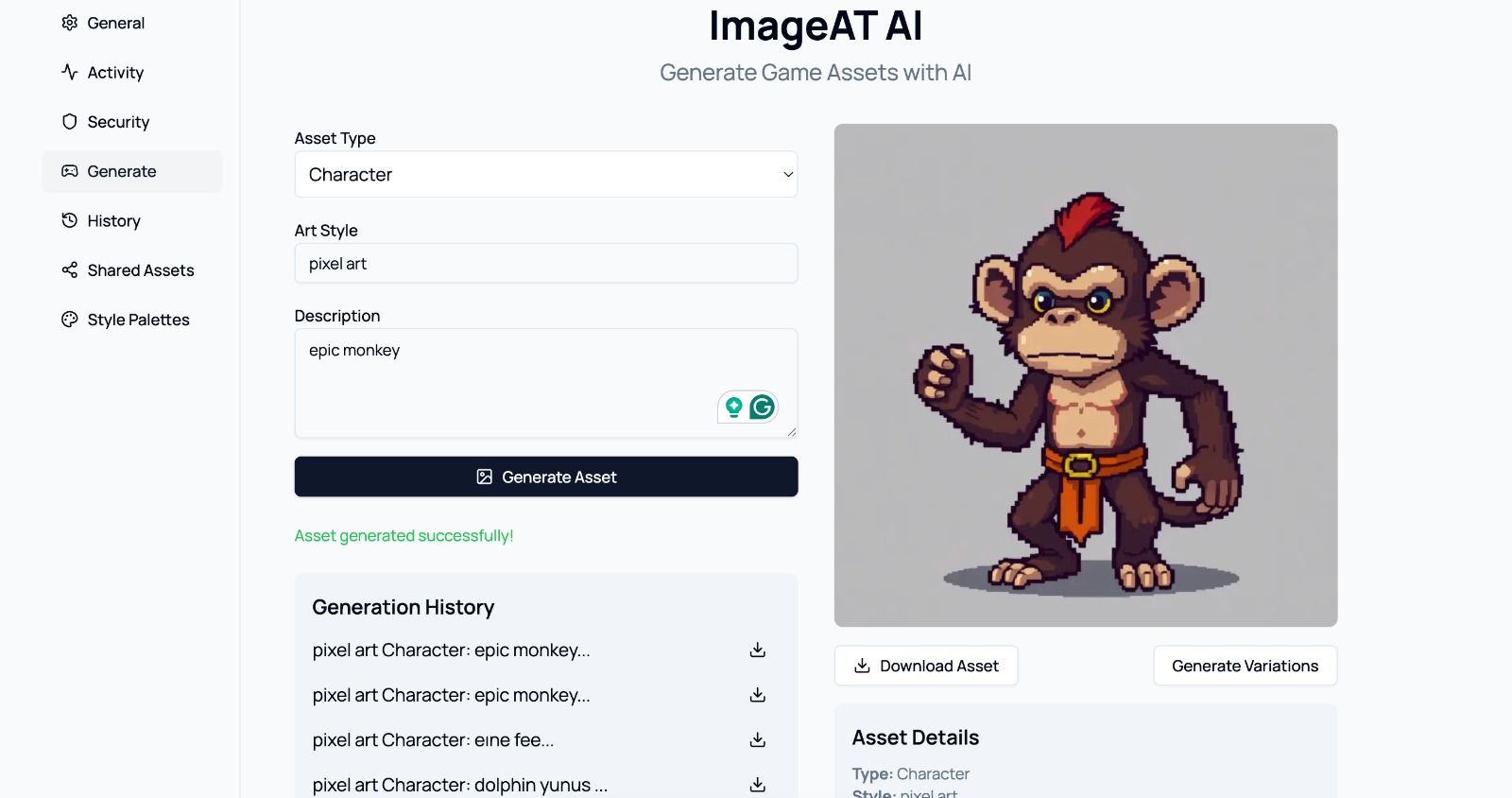 How to use ImageAT AI Image Generation?