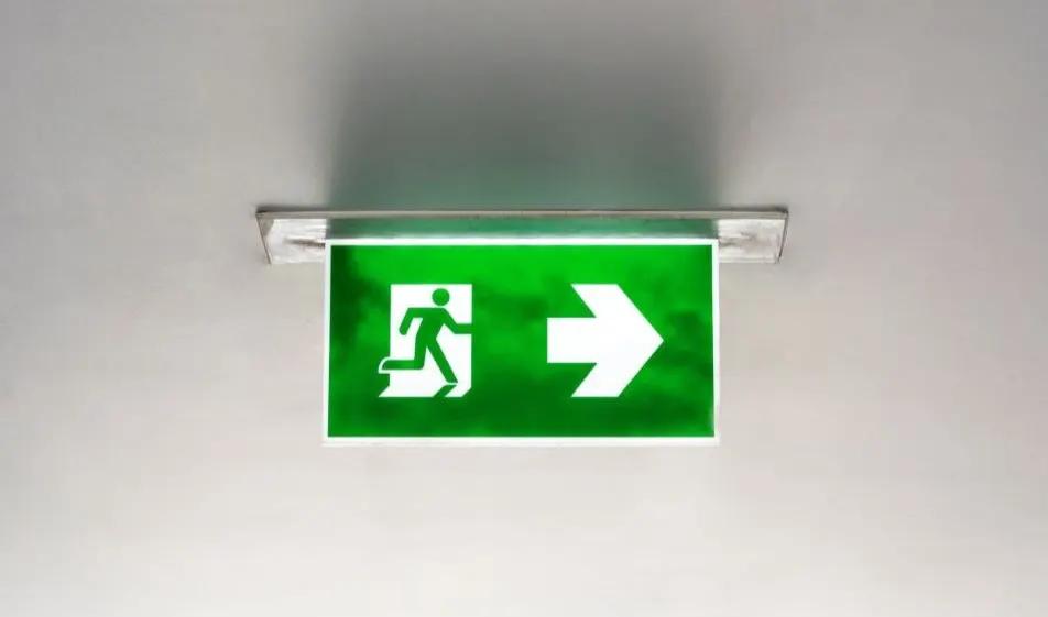 Señal de salida de emergencia