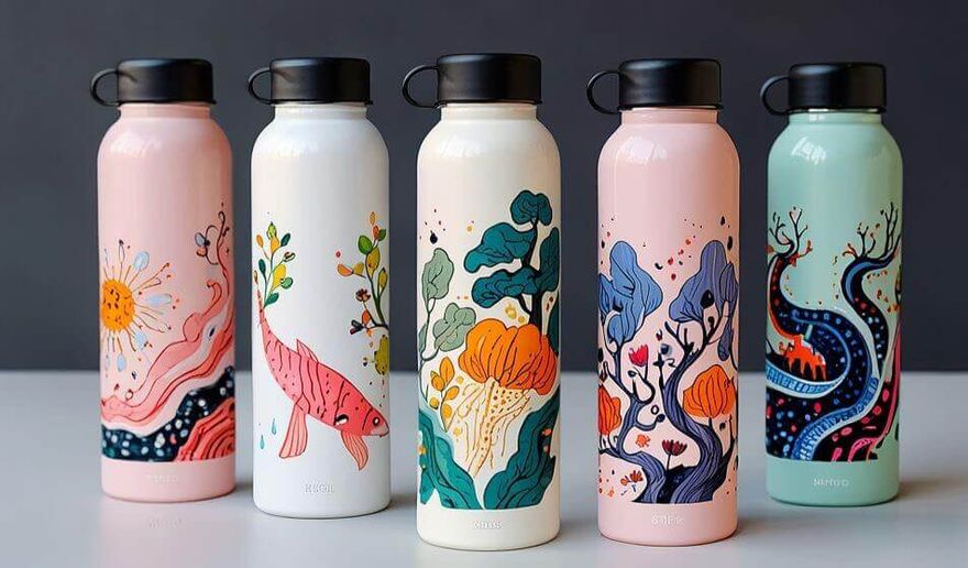 Termos y botellas personalizados: ¿Qué técnica usar según el material?
