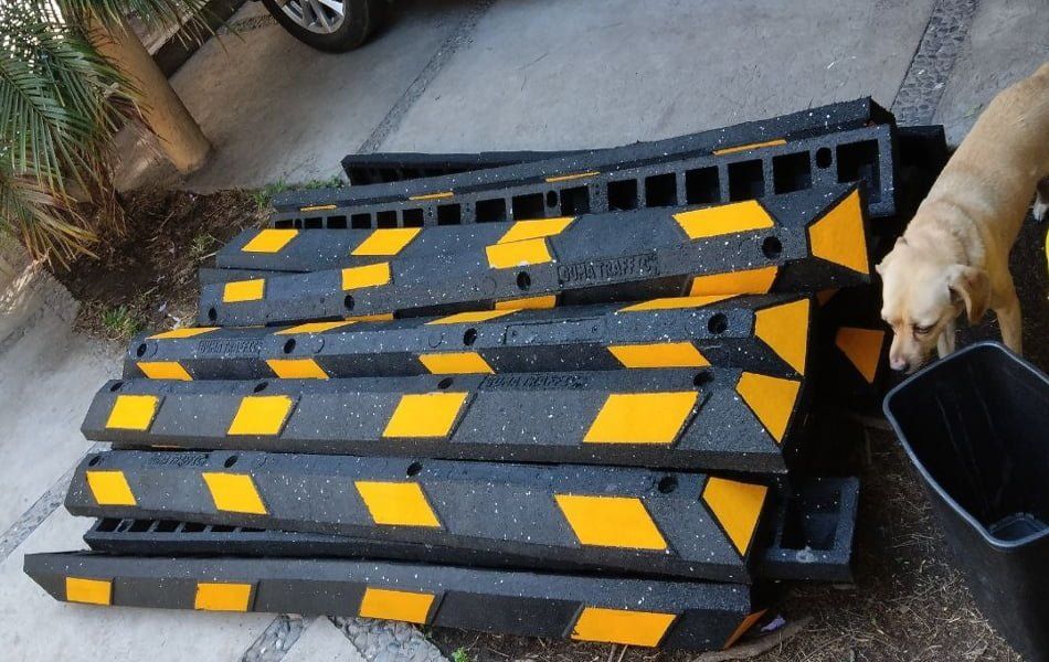 topes para estacionamiento de que estan hechos