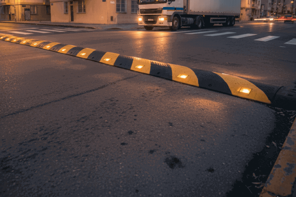 Reductores de velocidad con luz: Retorno de inversión que reduce costos
