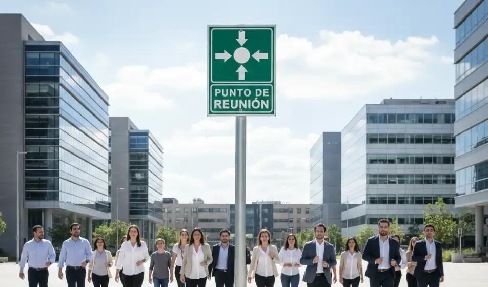 Señal de «Punto de reunión»