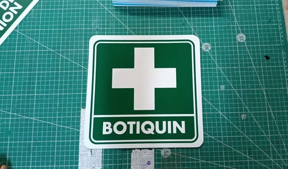 señal de botiquin