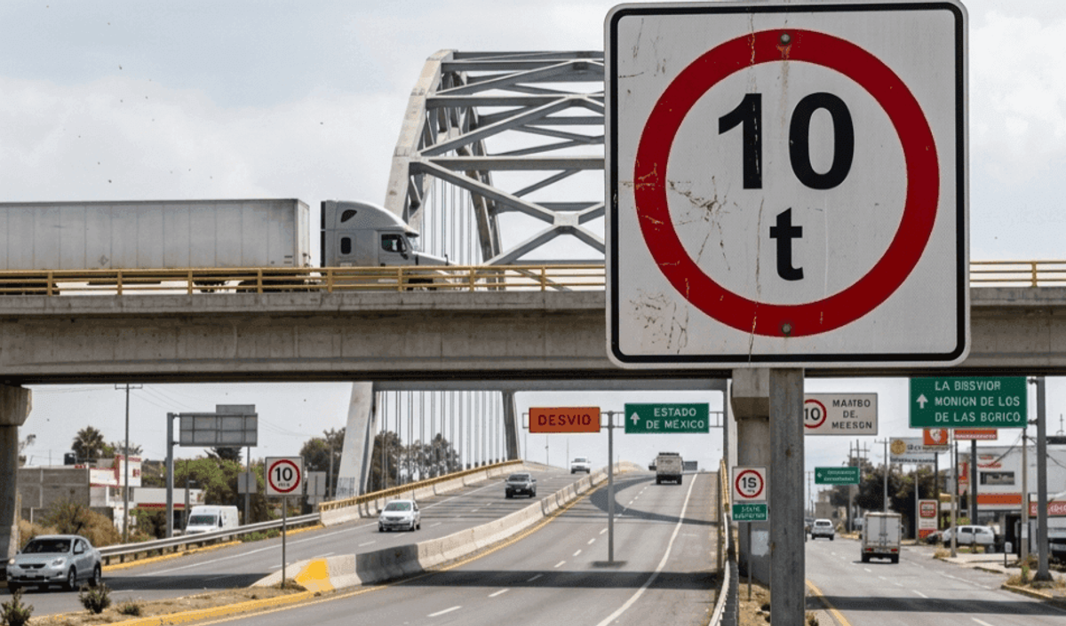 Señal de peso máximo permitido: Criterios de instalación