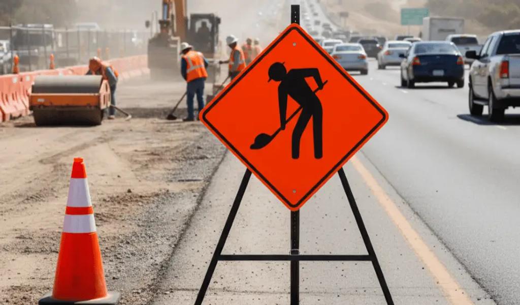 señalamiento de obras