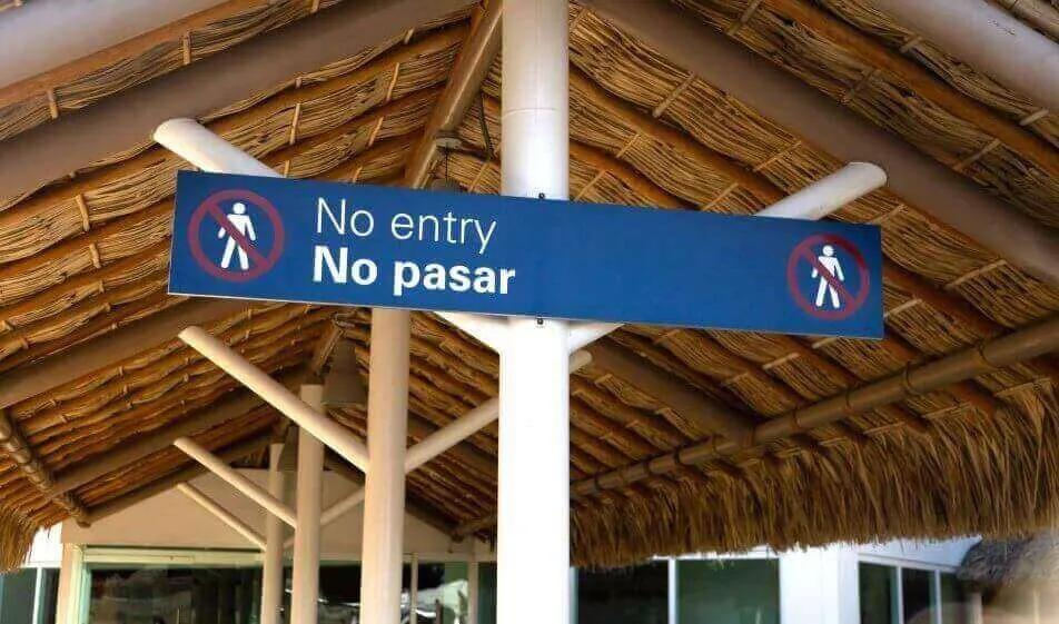 Señal de «No pasar»