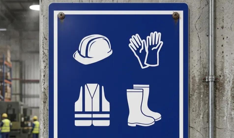 Señal de protección civil fabricada por Nyne Print