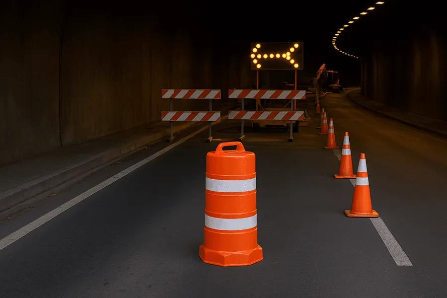¿Cómo usar trafitambos para señalizar en puentes y túneles?