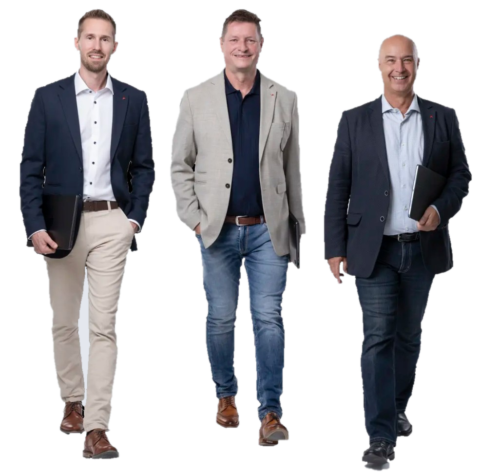 Das ascendo Management-Team auf dem Weg nach vorne