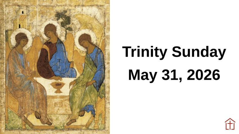 2026 Trinity Sunday Sermon Sunday Graphic