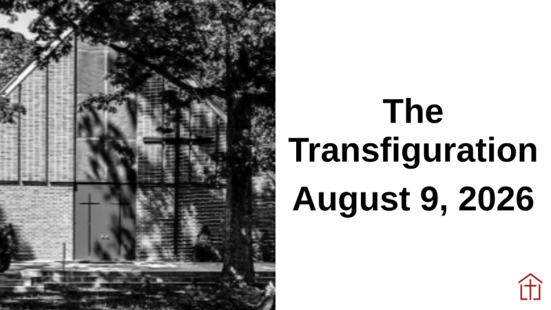 2026 The Transfiguration Sermon Sunday Graphic