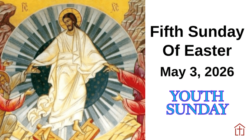 2026 Fifth Sunday of Easter and Youth Sunday Graphic