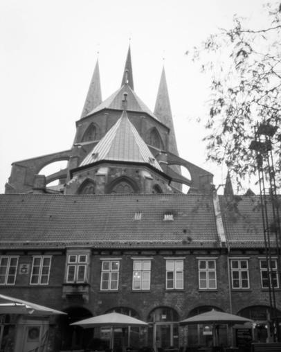 Lübeck - St. Mary's Church | Harman TiTAN Pinhole Camera F206 Lübeck - St. Mary's Church