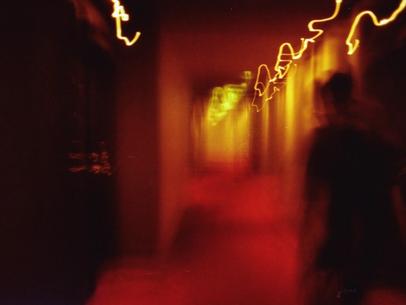 Faded. | Pentax ME super | Kodak Gold 200 DIY redscale film Walking in the hotel floor.