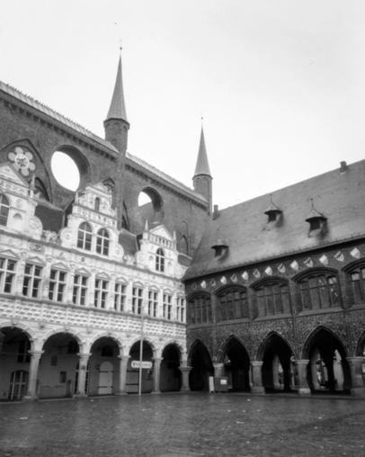 Lübeck - Town hall | Harman TiTAN Pinhole Camera F206 Lübeck - Town hall