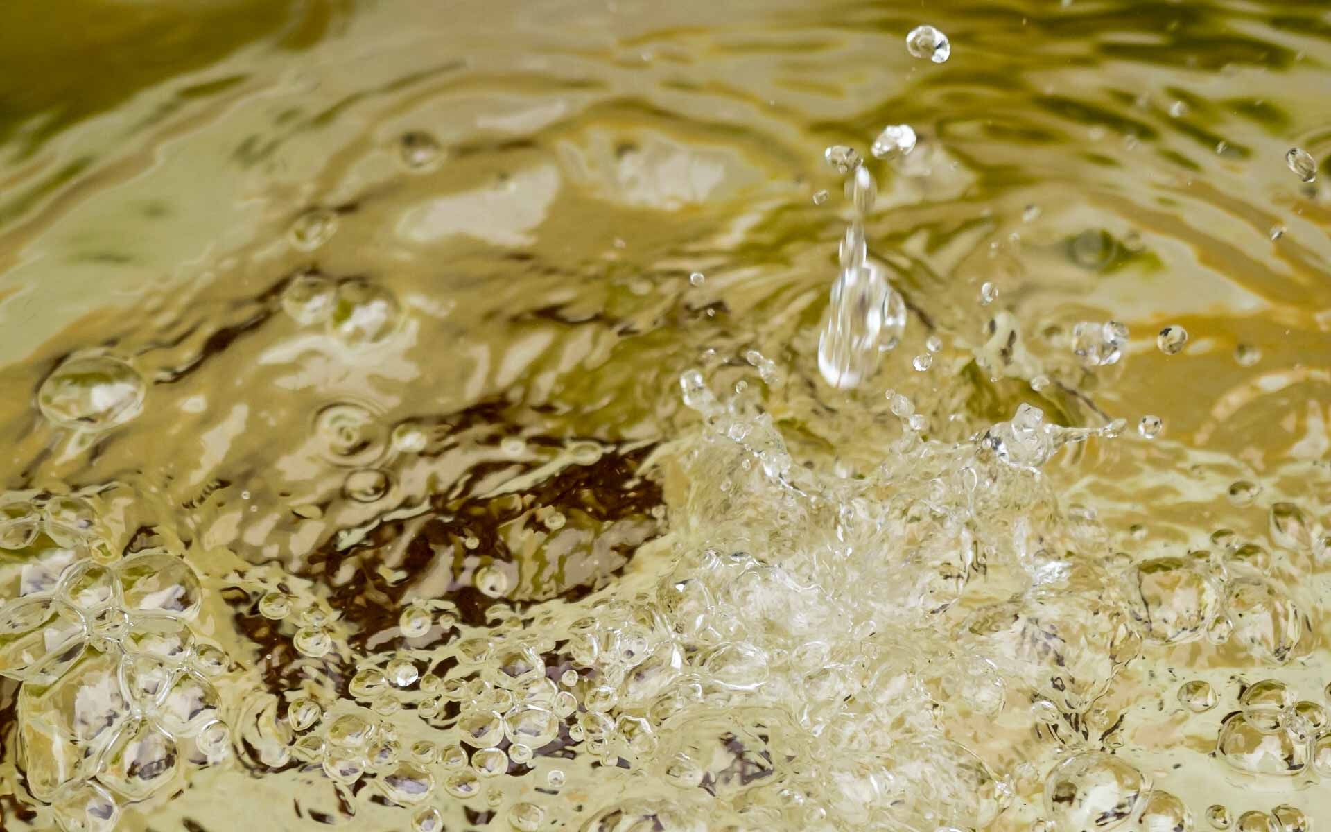 Abstract view of water bubbles. 