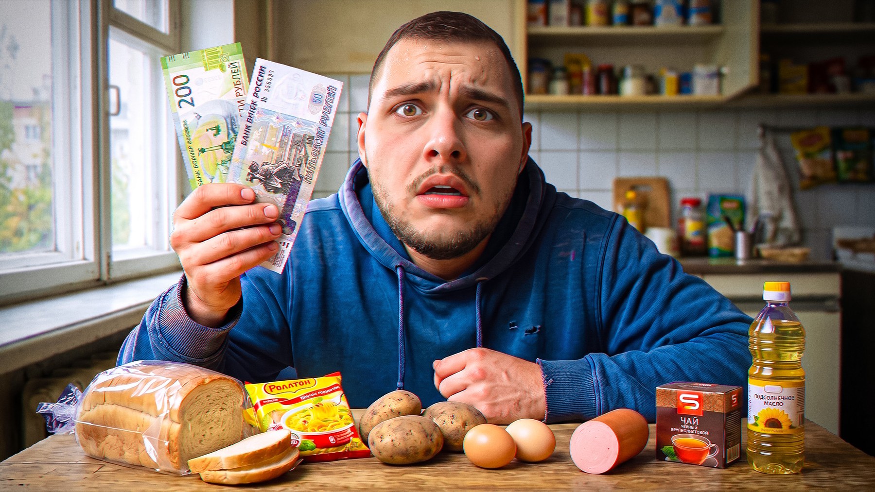 48 ЧАСОВ живу на РЕАЛЬНУЮ Пенсию в России (могло быть хуже…)