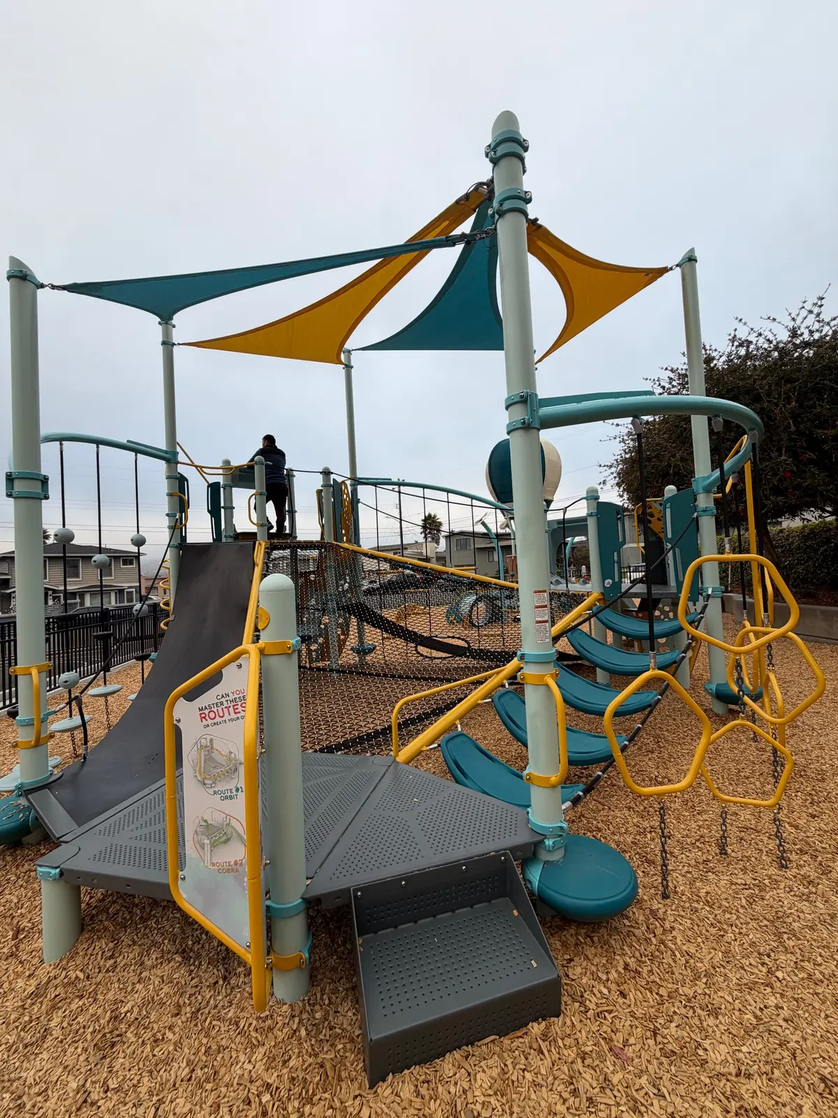 multi-tiered obstacle course for your child's inner ninja warrior