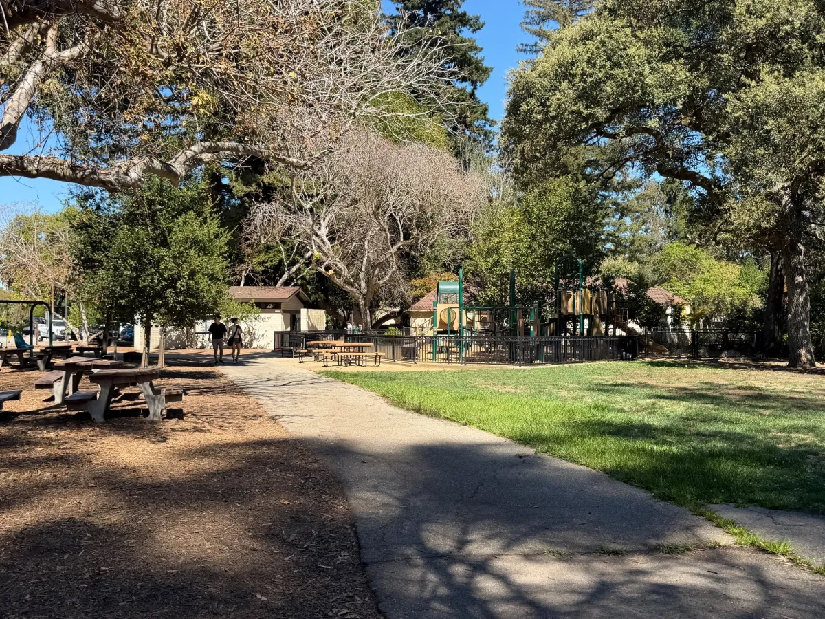 Pathway to the playground