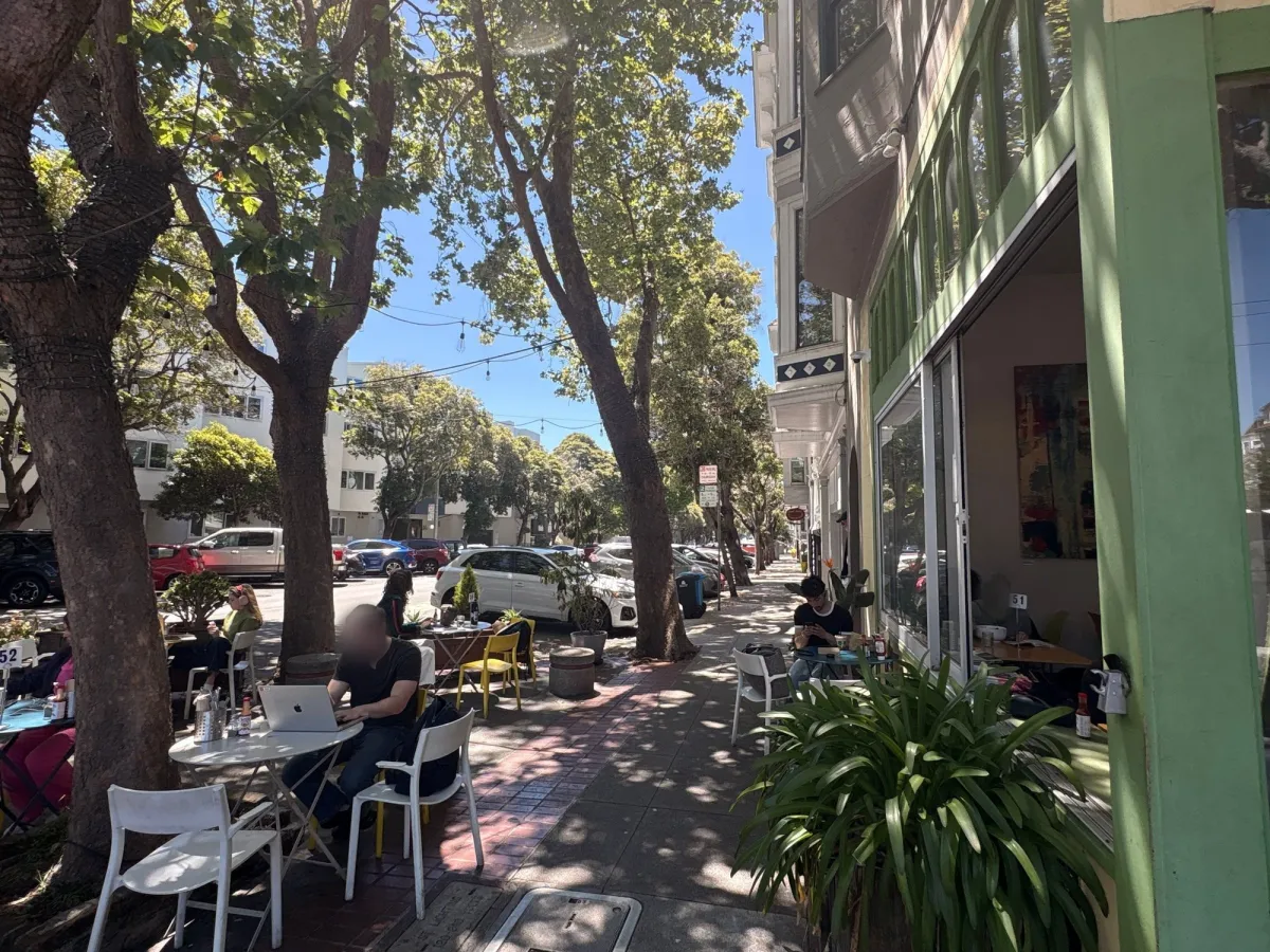 Duboce Cafe has good coffee, smoothies, and sandwhiches