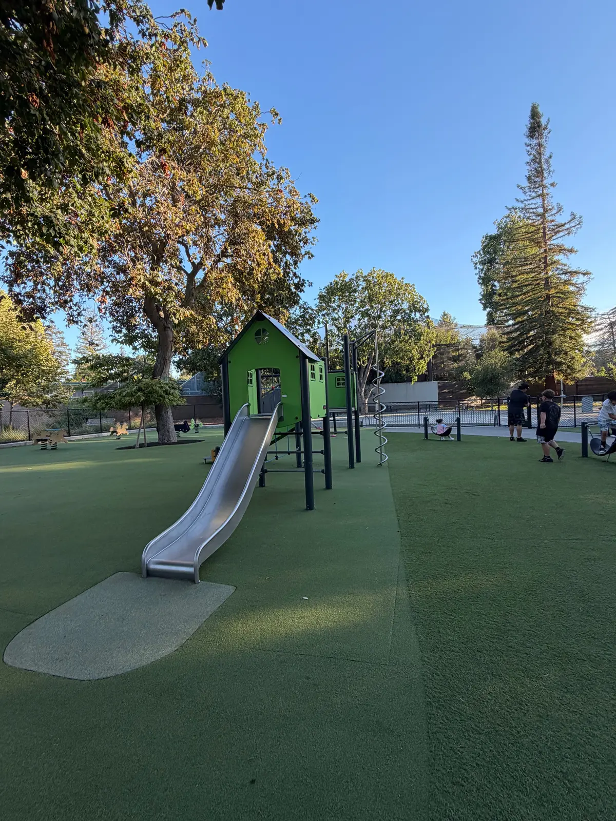Toddler playhouse and hammocks