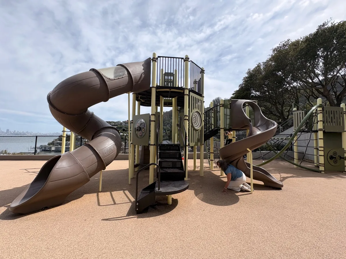 Main structure has 3 floors of climbing