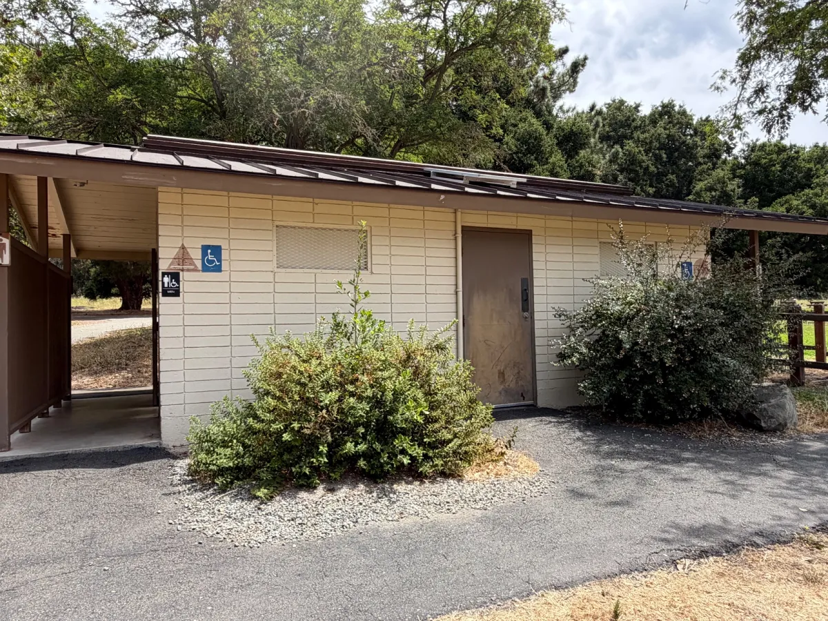 Mix of both permanent and portable bathroom facilities