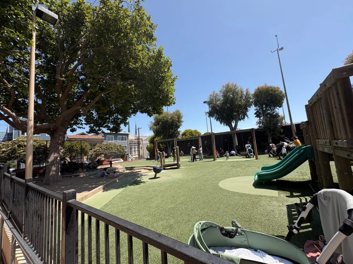 Swings and Sand pit area