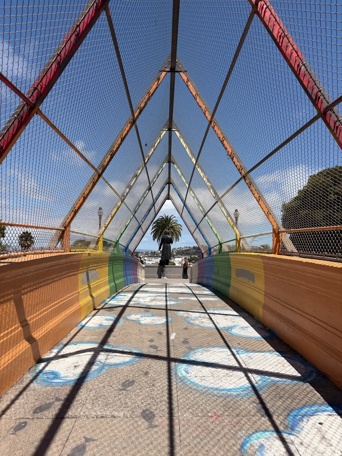 Rainbow bridge on church and 19th.