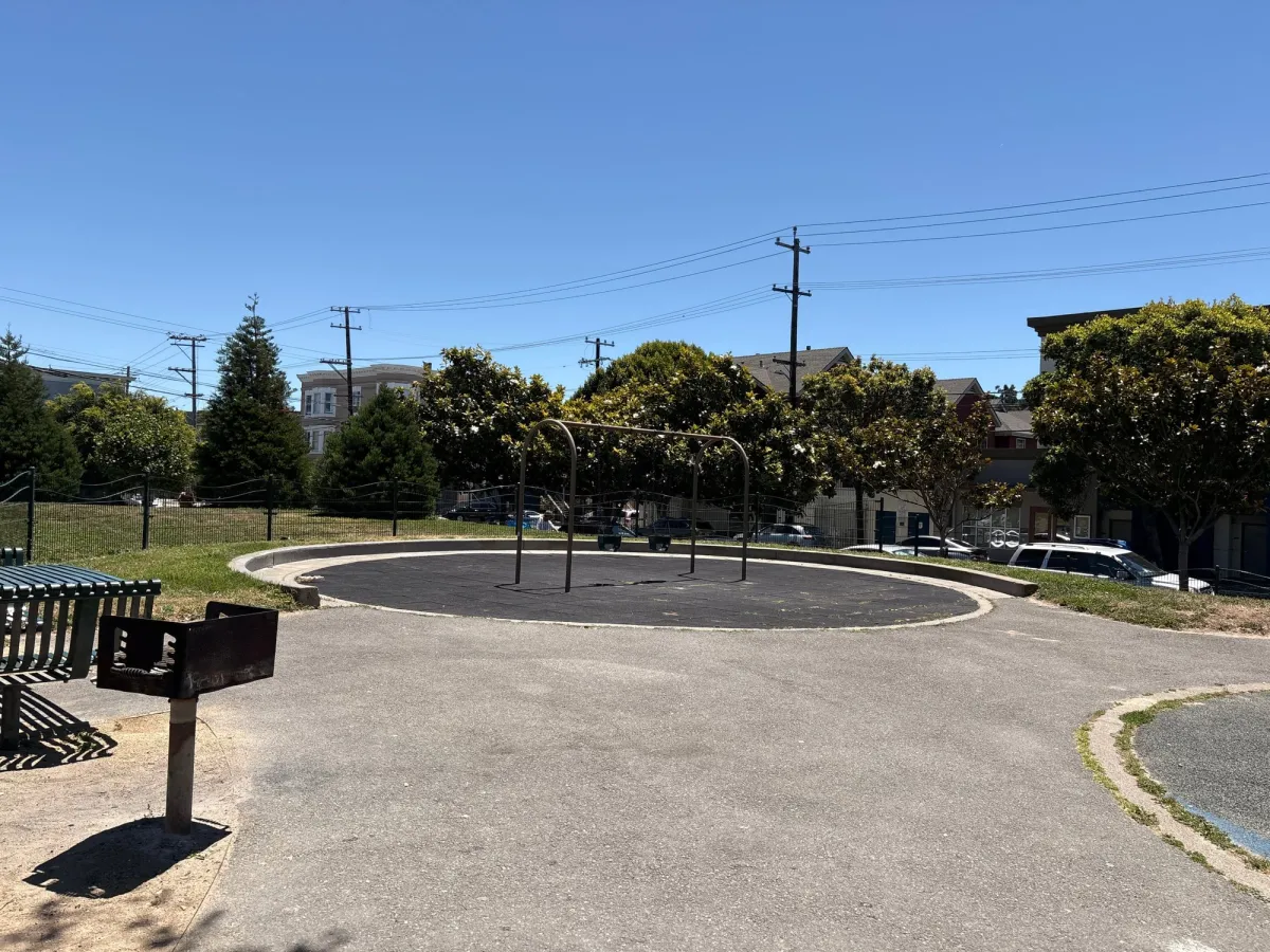 Baby swings - bring sunscreen and a hat!